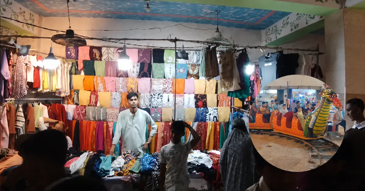 শারদ মেলায় দেশীয় হস্তশিল্প